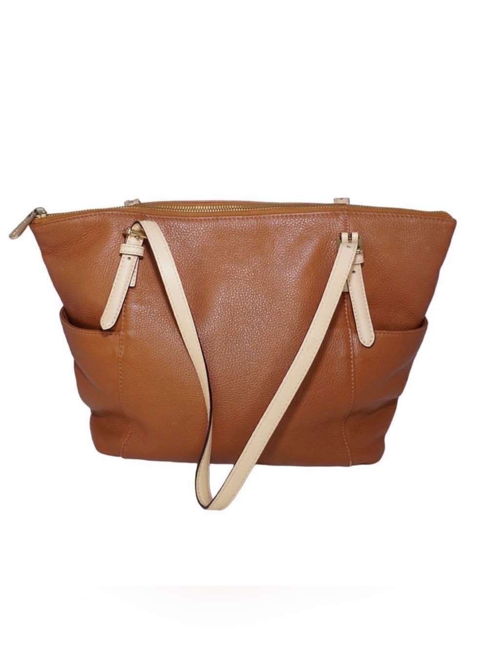 Michael Kors Brown Leather Shoulder Bag